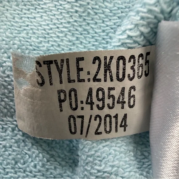 Vineyard Vines Light Blue 3/4 Zip Pullover Sweatshirt Size Large Kid’s - Picture 4 of 5